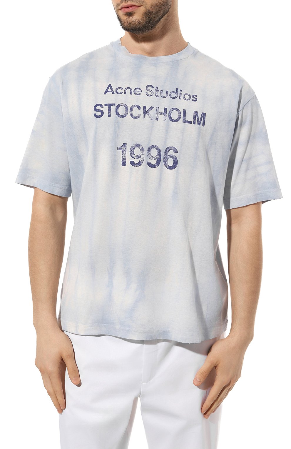 Хлопковая футболка Acne Studios  FN MN TSHI000424AAV Фото 3