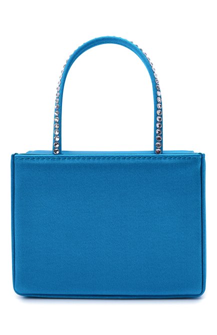 Женская сумка super amini gilda AMINA MUADDI голубого цвета по цене 85700 руб., арт. SUPERAMINI GILDA/SATIN | Фото 1