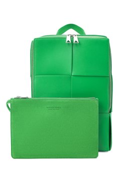 Мужской кожаный рюкзак arco BOTTEGA VENETA зеленого цвета, арт. 680092/VB1K1 | Фото 6 (Материал: Натуральная кожа; Ремень/цепочка: На ремешке; Стили: Кэжуэл; Размер: large)