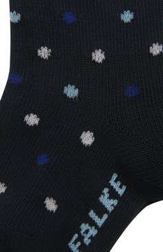 Детские хлопковые носки FALKE синего цвета, арт. 12090. | Фото 2 (Материал: Текстиль, Хлопок; Региональные ограничения белый список (Axapta Mercury): RU)