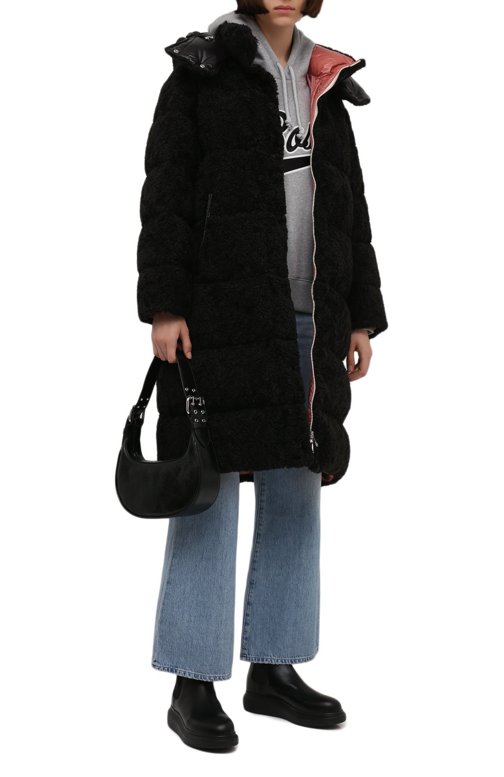 Женские кожаные челси xl sole ALEXANDER MCQUEEN черного цвета, арт. 586398/WHX52 | Фото 2 (Подошва: Платформа; Материал внутренний: Натуральная кожа; Материал сплава: Проставлено, Проверено; Материал утеплителя: Без утеплителя; Женское Кросс-КТ: Челси-ботинки; Статус проверки: Проверено, Проверена категория; Драгоценные камни: Проставлено)