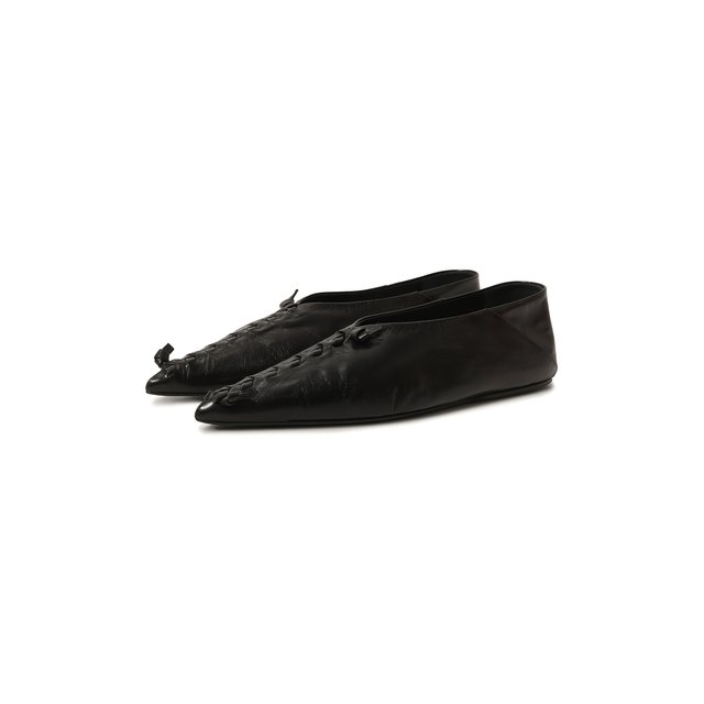 Кожаные балетки Jil Sander J15WZ0004/P4864