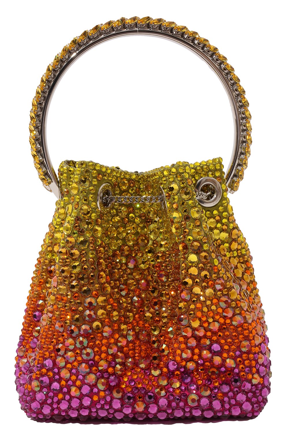 Женская сумка bon bon JIMMY CHOO разноцветного цвета, арт. BONBONXDR | Фото 6 (Женское Кросс-КТ: Вечерняя сумка; Материал: Пластик; Сумки-технические: Сумки top-handle; Размер: mini; Ремень/цепочка: На ремешке)