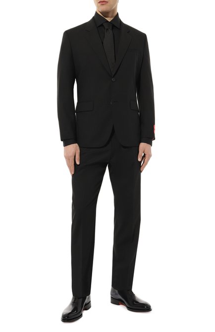 Мужской костюм HUGO черного цвета по цене 65800 руб., арт. 50507123 | Фото 1