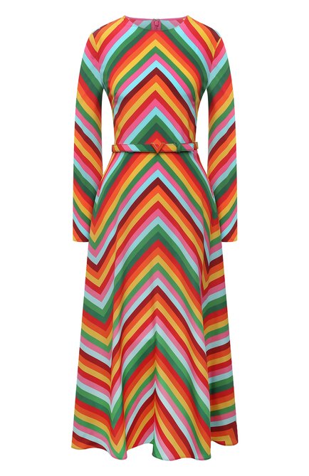 Женское шелковое платье VALENTINO разноцветного цвета по цене 388000 руб., арт. XB3VAYB570Q | Фото 1