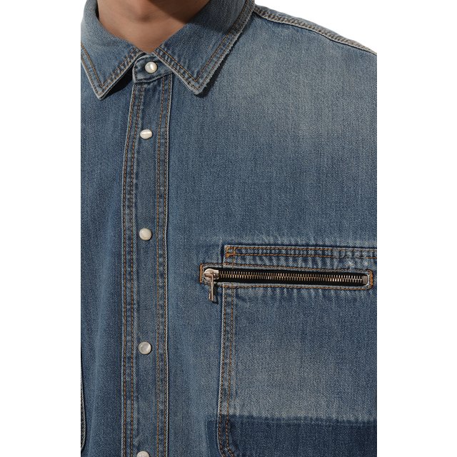 фото Джинсовая рубашка palm angels