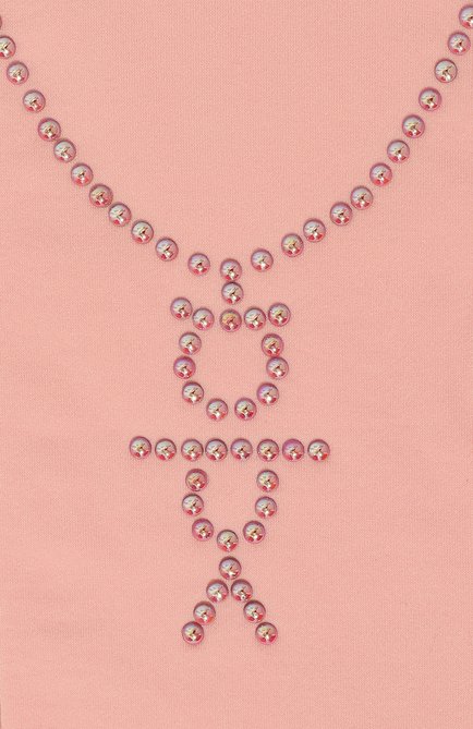 Детские колготки party collection YULA розового цвета, арт. YU-63 | Фото 2 (Материал: Текстиль, Синтетический материал)