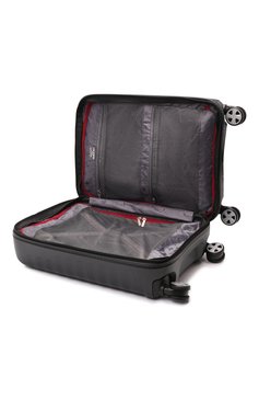Женский дорожный чемодан double premium RONCATO серого цвета, арт. 51472201 | Фото 4 (Материал: Пластик; Ремень/цепочка: На ремешке; Размер: large; Ограничения доставки: oversized)