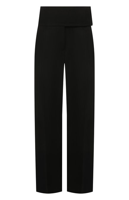 Женские брюки из вискозы и шелка JIL SANDER черного цвета по цене 115500 руб., арт. JSCU312101-WU390700 | Фото 1