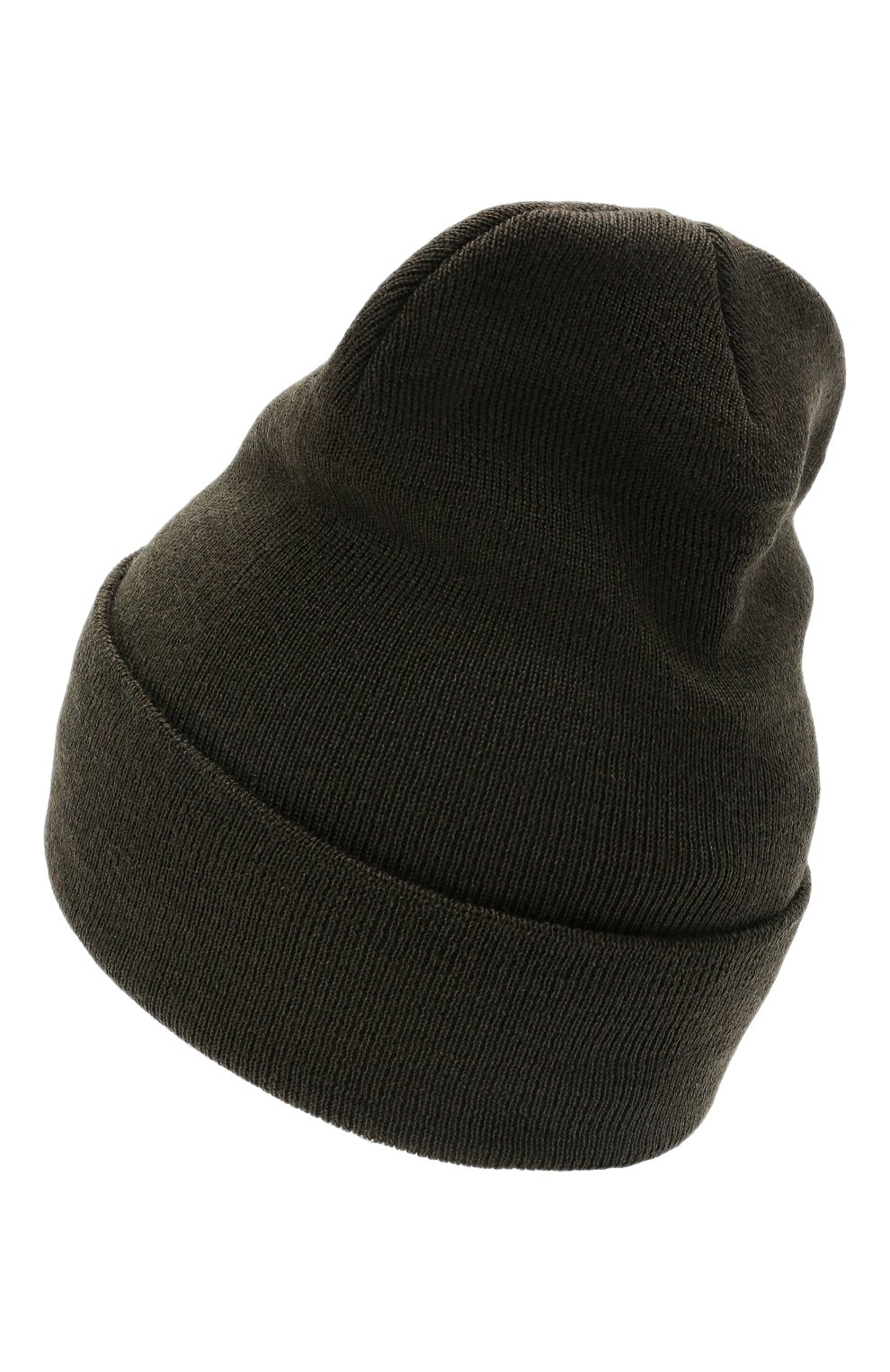 Женская шерстяная шапка WOOLRICH темно-зеленого цвета, арт. CFWWAC0104FR/UF0428 | Фото 3 (Материал: Текстиль, Шерсть)