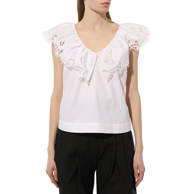 фото Хлопковый топ liu jo