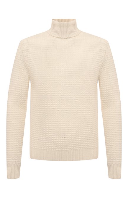 Мужской кашемировый свитер COLOMBO белого цвета по цене 255000 руб., арт. MA04289/2-26KI | Фото 1