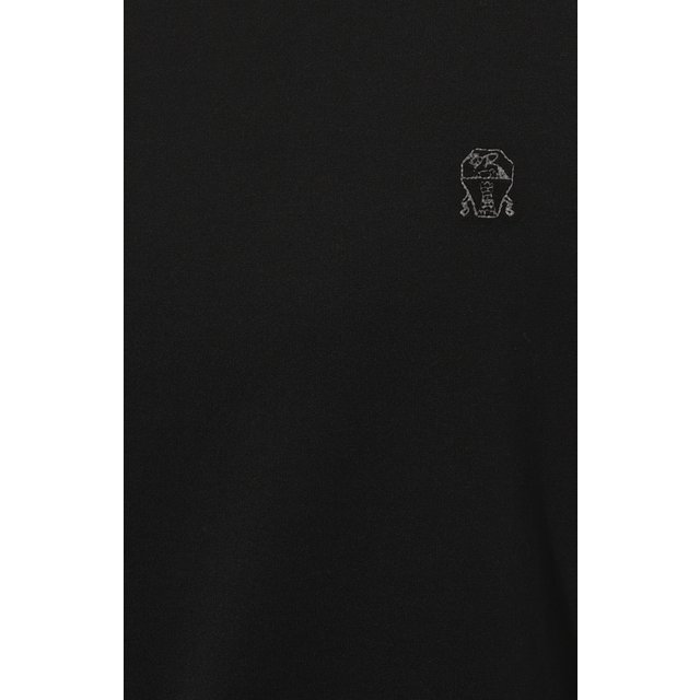 Хлопковая футболка Brunello Cucinelli  M0T617444G Фото 5