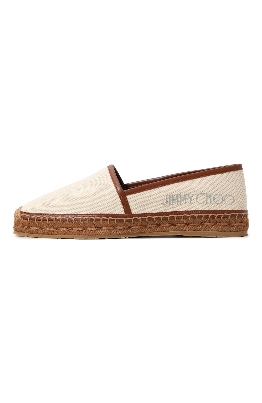 Текстильные эспадрильи Dru Jimmy Choo  DRU FLAT NCV Фото 4