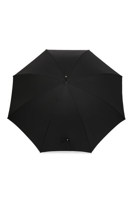 Мужской зонт-трость PASOTTI OMBRELLI черного цвета, арт. 478/RAS0 6768/1/W68 | Фото 1 (Материал: Металл, Синтетический материал, Текстиль)