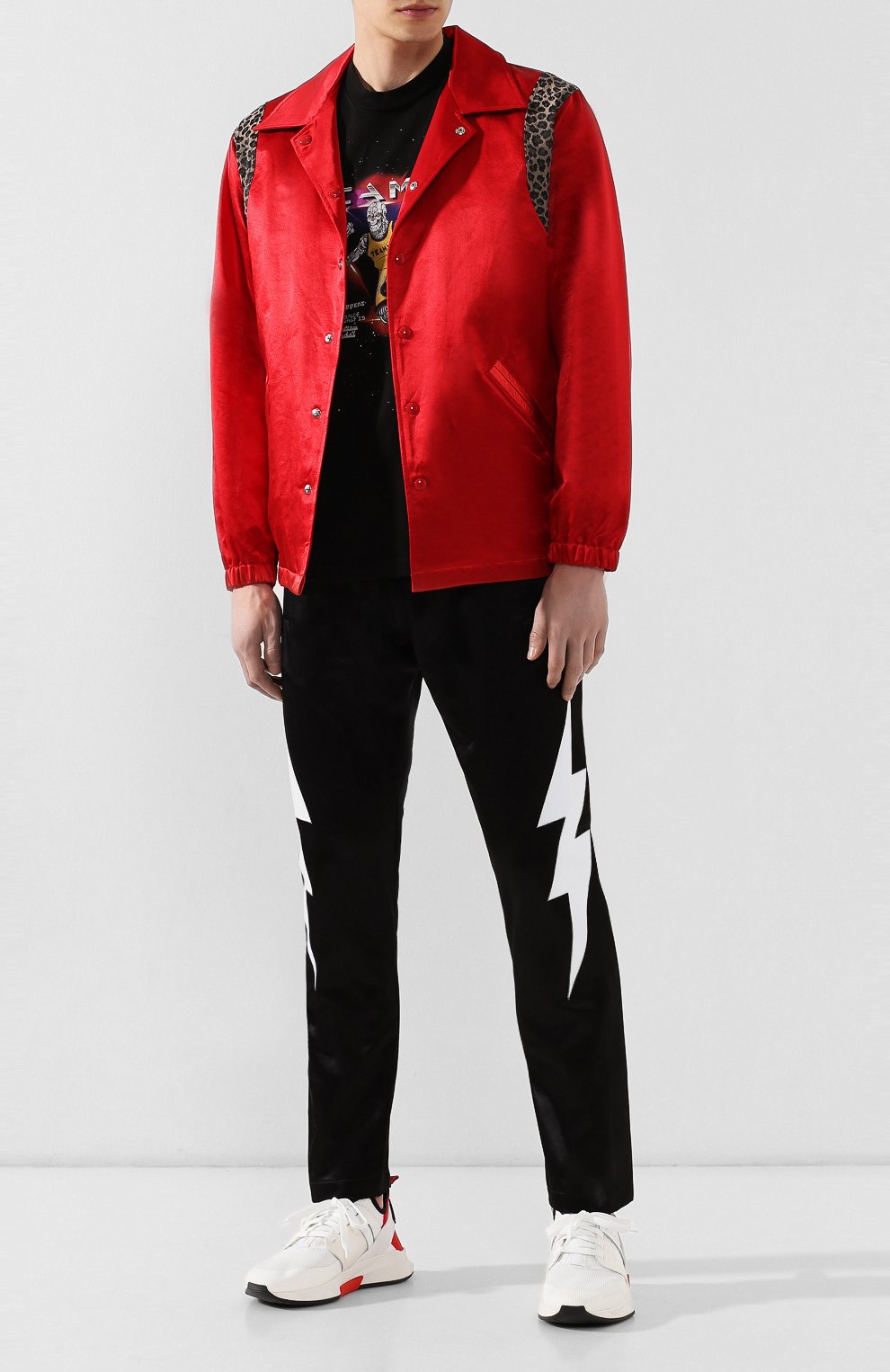 Мужская куртка из смеси хлопка и вискозы JUST DON красного цвета, арт. 0RCJ_RED | Фото 2 (Кросс-КТ: Куртка, Ветровка; Рукава: Длинные; Материал внешний: Хлопок, Вискоза; Материал подклада: Синтетический материал; Мужское Кросс-КТ: Верхняя одежда; Длина (верхняя одежда): Короткие; Статус проверки: Проверена категория)