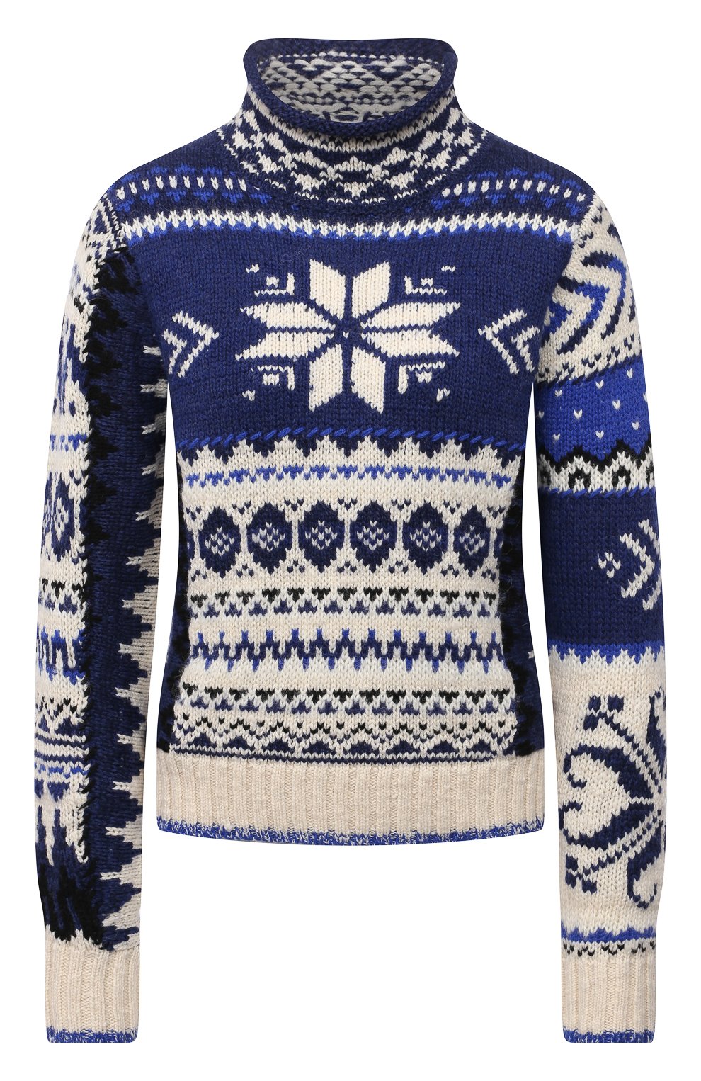 Шерстяной свитер Polo Ralph Lauren Синий 211847035 5600459