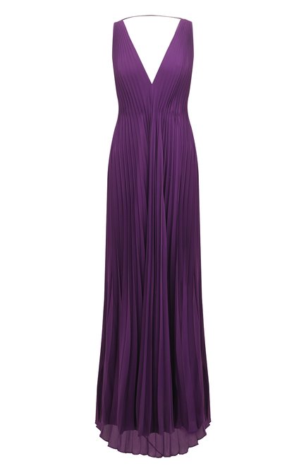 Женское шелковое платье VALENTINO фиолетового цвета по цене 1210000 руб., арт. XB0VDDD01MH | Фото 1