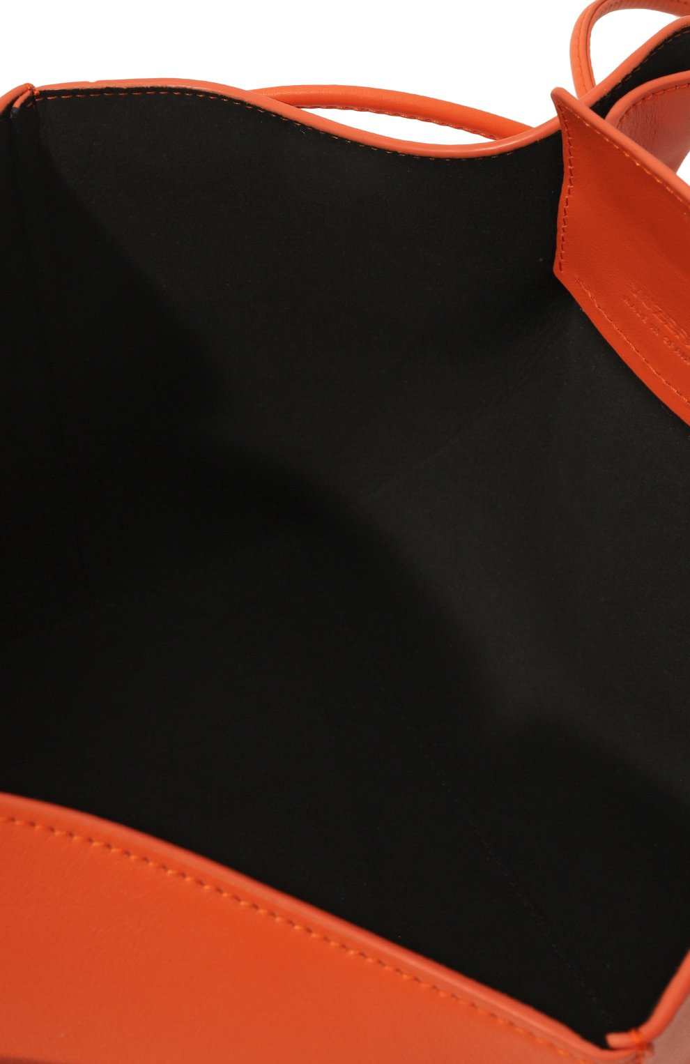 Женская сумка mochi YUZEFI оранжевого цвета, арт. YUZSS23-HB-M0-L007 | Фото 5 (Сумки-технические: Сумки top-handle; Материал: Натуральная кожа; Материал сплава: Проставлено; Драгоценные камни: Проставлено; Размер: small)