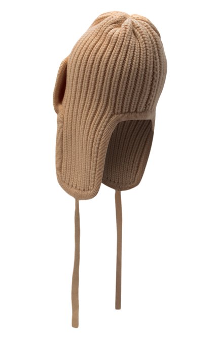 Женская шапка из шерсти и кашемира TAK.ORI коричневого цвета, арт. HTK30041WC030AW20 | Фото 2 (Материал: Кашемир, Шерсть, Текстиль)