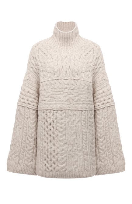 Женский шерстяной свитер NANUSHKA кремвого цвета по цене 71950 руб., арт. NW21PFSW00571 | Фото 1