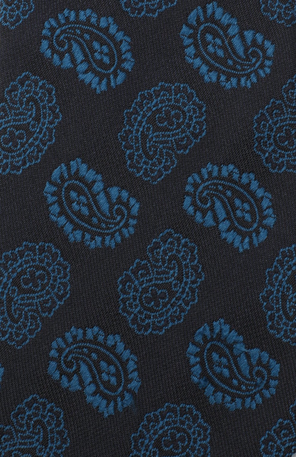 Мужской шелковый галстук ZEGNA COUTURE черного цвета, арт. Z8C01/15C | Фото 3 (Принт: С принтом; Материал: Текстиль, Шелк; Материал сплава: Проставлено; Нос: Не проставлено)