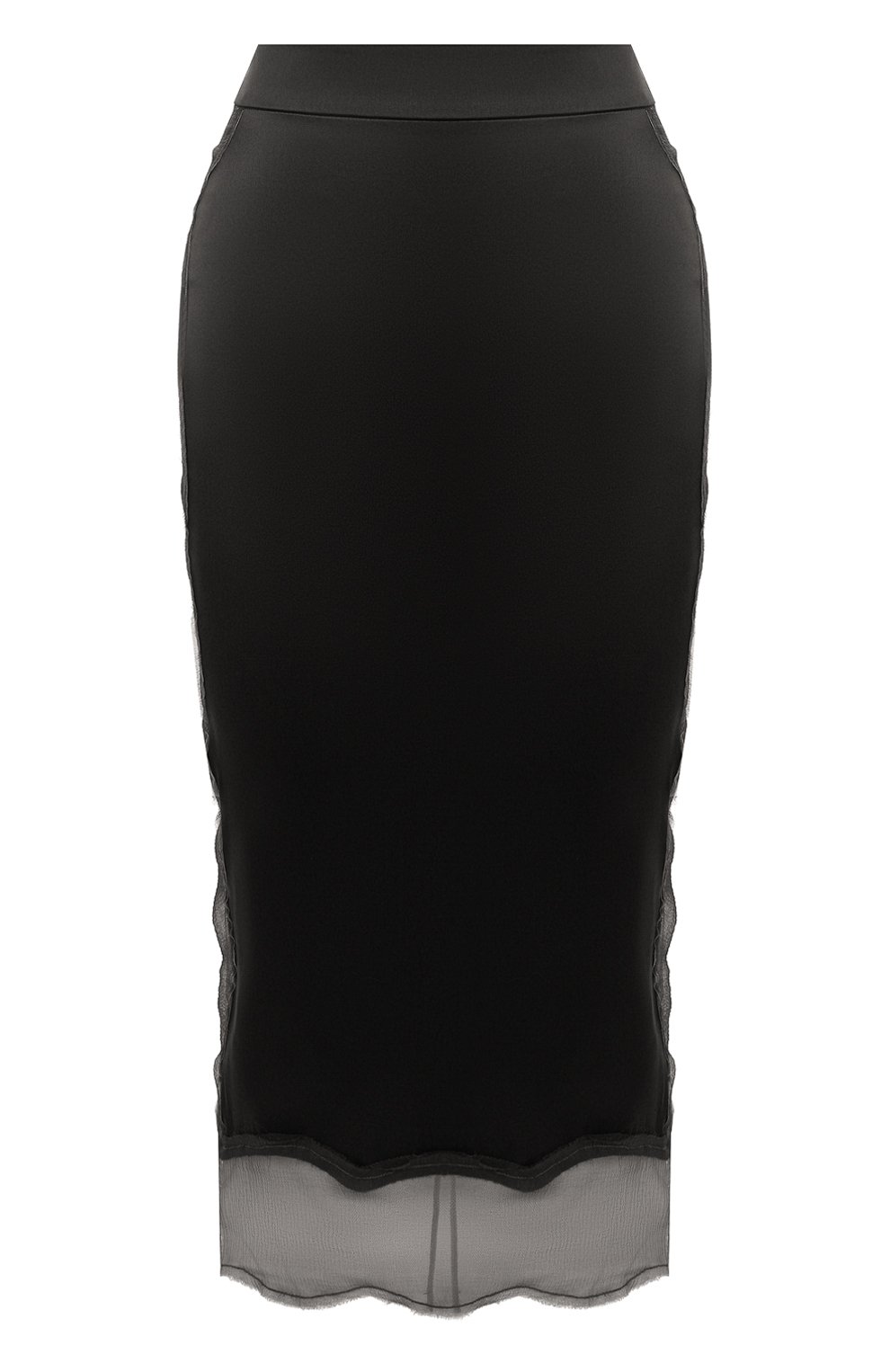 Женская шелковая юбка TOM FORD черного цвета, арт. GC5408-FAX334 | Фото 1 (Материал внешний: Шелк; Региональные ограничения белый список (Axapta Mercury): RU; Женское Кросс-КТ: Юбка-одежда; Длина Ж (юбки, платья, шорты): Миди; Статус проверки: Проверена категория)