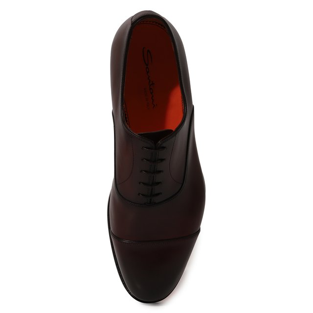 фото Кожаные оксфорды santoni