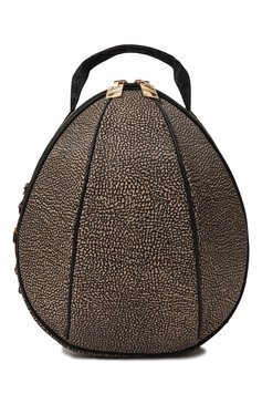 Женский рюкзак 011 BORBONESE бежевого цвета, арт. 924287 | Фото 1 (Материал: Текстиль; Стили: Кэжуэл)