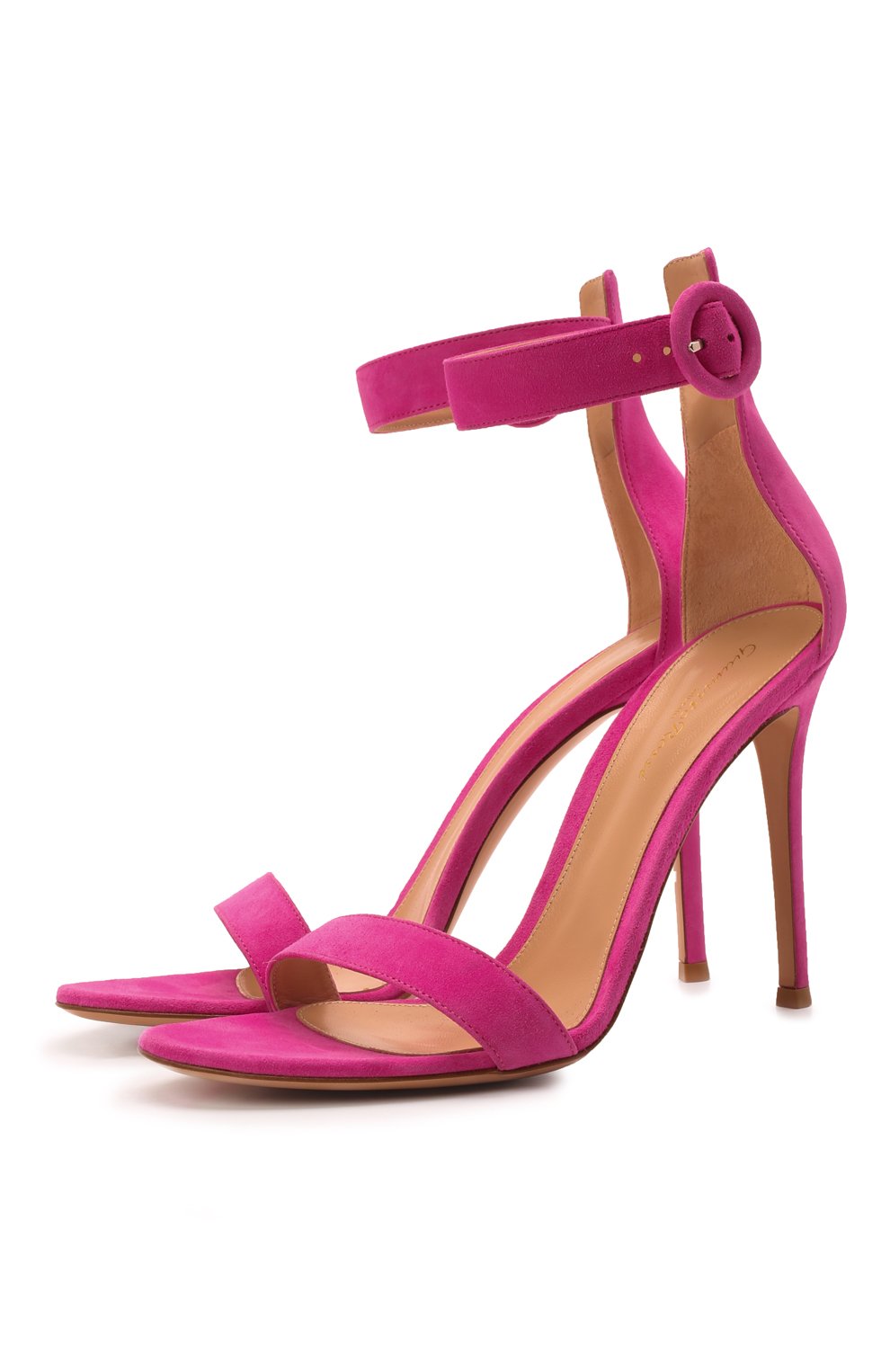 Замшевые босоножки Portofino 105 Gianvito Rossi G61096.15RIC.CAMBL00