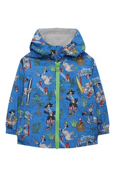 Детского ветровка STELLA MCCARTNEY синего цвета, арт. 602362/SQK29 | Фото 1 (Рукава: Длинные; Материал внешний: Синтетический материал; Региональные ограничения белый список (Axapta Mercury): RU; Кросс-КТ НВ: Ветровка; Материал подклада: Хлопок; Ростовка одежда: 9 мес | 74 см, 12 мес | 80 см, 18 мес | 86 см, 24 мес | 92 см)