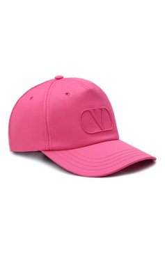 Мужской бейсболка VALENTINO розового цвета, арт. XY2HDA10/HAX | Фото 1 (Материал: Текстиль, Синтетический материал)