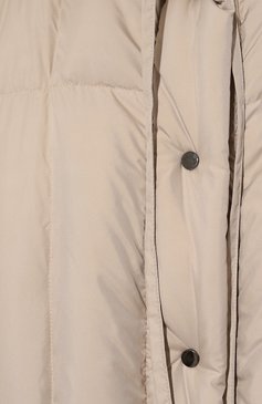 Женская утепленная куртка ANTONELLI FIRENZE светло-бежевого цвета, арт. K7071/367C | Фото 5 (Кросс-КТ: Куртка, Утепленный; Рукава: Длинные; Длина (верхняя одежда): До колена; Мате риал внешний: Синтетический материал; Материал сплава: Проставлено; Драгоценные камни: Проставлено; Стили: Кэжуэл)