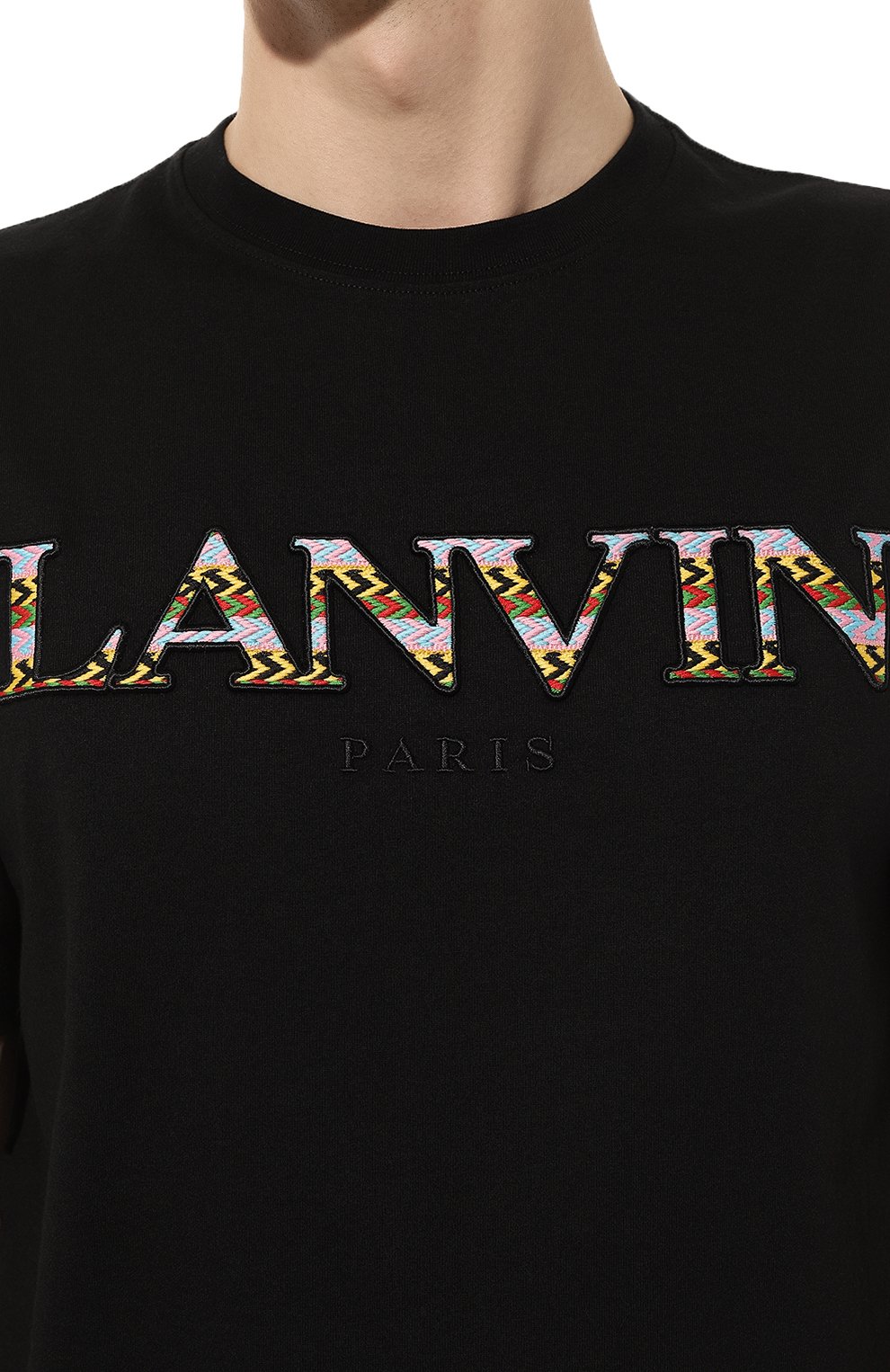 Хлопковая футболка Lanvin  RM TS0005/J207 Фото 5