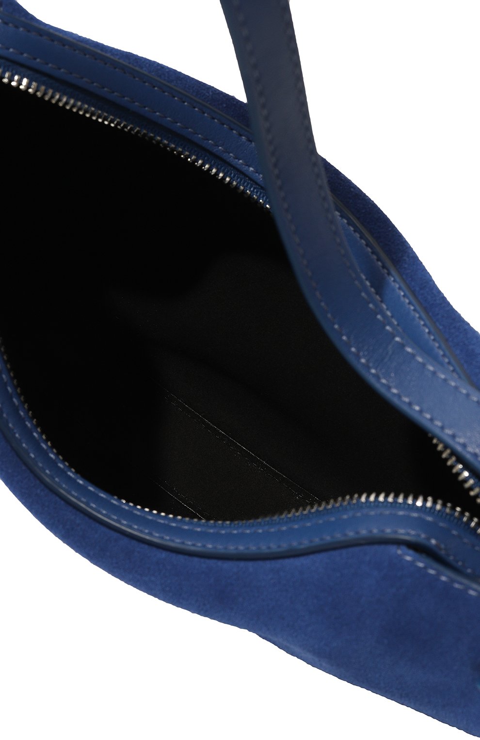 Женская сумка fortune cookie YUZEFI синего цвета, арт. YUZPF23-HB-FC-S001 | Фото 5 (Сумки-технические: Сумки top-handle; Размер: medium; Материал: Натуральная кожа, Натуральная замша; Материал сплава: Проставлено; Драгоценные камни: Проставлено)