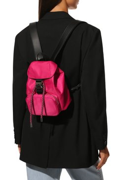 Женский рюкзак furla marea mini FURLA розового цвета, арт. WB00670/S50000 | Фото 2 (Материал сплава: Проставлено; Размер: mini; Материал: Текстиль; Драгоценные камни: Проставлено; Стили: Кэжуэл)