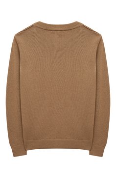 Детский шерстяной пуловер BALMAIN  цвета, арт. 6R9O20 | Фото 2 (Девочки Кросс-КТ: Пуловер-одежда; Материал внешний: Шерсть; Рукава: Длинные; Ростовка одежда: 12 лет | 152 см)