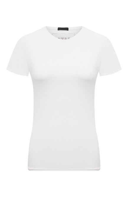 Женская хлопковая футболка ATM ANTHONY THOMAS MELILLO белого цвета по цене 15400 руб., арт. AW1238-XA | Фото 1