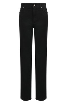 Женские джинсы DOLCE & GABBANA черного цвета, арт. FTCGND/G8JW1 | Фото 1 (Длина (брюки, джинсы): Удлиненные; Кросс-КТ: Деним; Материал сплава: Проставлено; Материал внешний: Хлопок, Деним; Драгоценные камни: Проставлено; Стили: Кэжуэл)