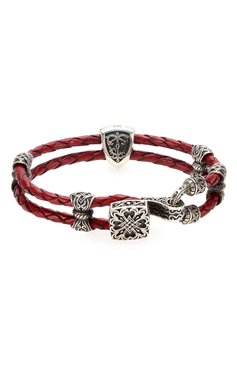 Мужской браслет возрождение империи GL JEWELRY серебряного цвета, арт. M4405017-S97-01 | Фото 1 (Материал: Натуральная кожа; Региональные ограничения белый список (Axapta Mercury): RU)