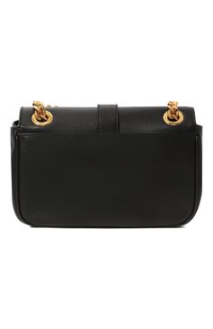 Женская сумка MOSCHINO черного цвета, арт. 2317 A7474/8008 | Фото 6 (Сумки-технические: Сумки через плечо; Материал: Натуральная кожа; Размер: small)