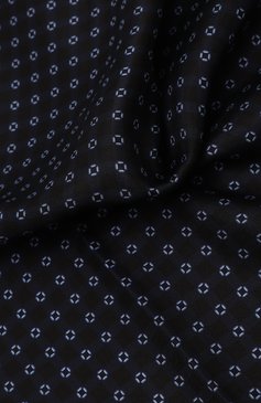 Мужской шелковый плат ок BOSS темно-синего цвета, арт. 50499598 | Фото 2 (Материал: Текстиль, Шелк; Материал сплава: Проставлено; Нос: Не проставлено)