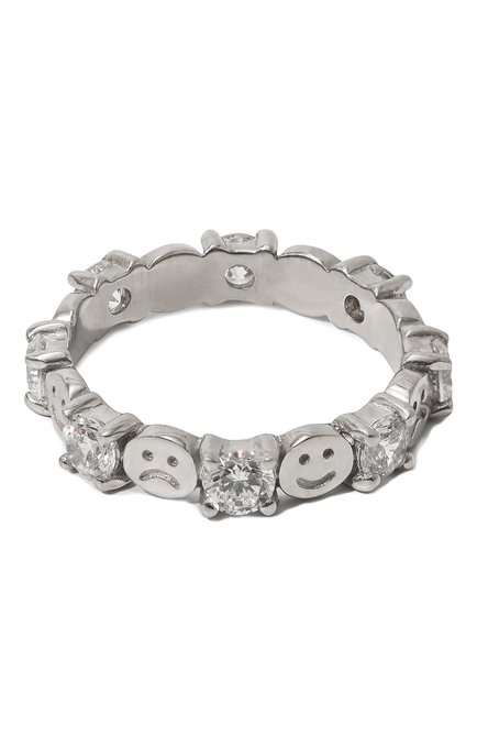 Женское кольцо LEVASHOVAELAGINA серебряного цвета, арт. smile/r | Фото 1 (Материал: Металл)
