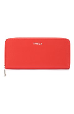 Женские кожаный кошелек next FURLA красного цвета, арт. PDJ1/ARE | Фото 1 (Материал: Натуральная кожа)