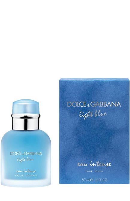 Мужской парфюмерная вода light blue intense pour homme (50ml) DOLCE & GABBANA бесцветного цвета, арт. 730870273555 | Фото 1 (Статус проверки: Проверена категория; Ограничения доставки: flammable)