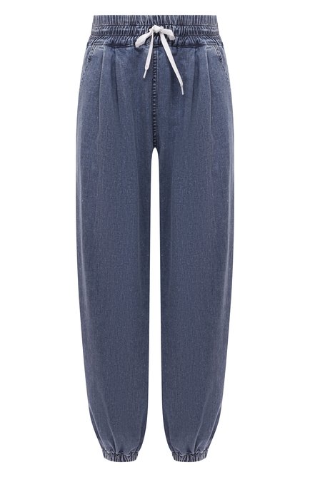 Женские джинсы MIU MIU синего цвета по цене 86000 руб., арт. GWP355-CPH-F0008 | Фото 1