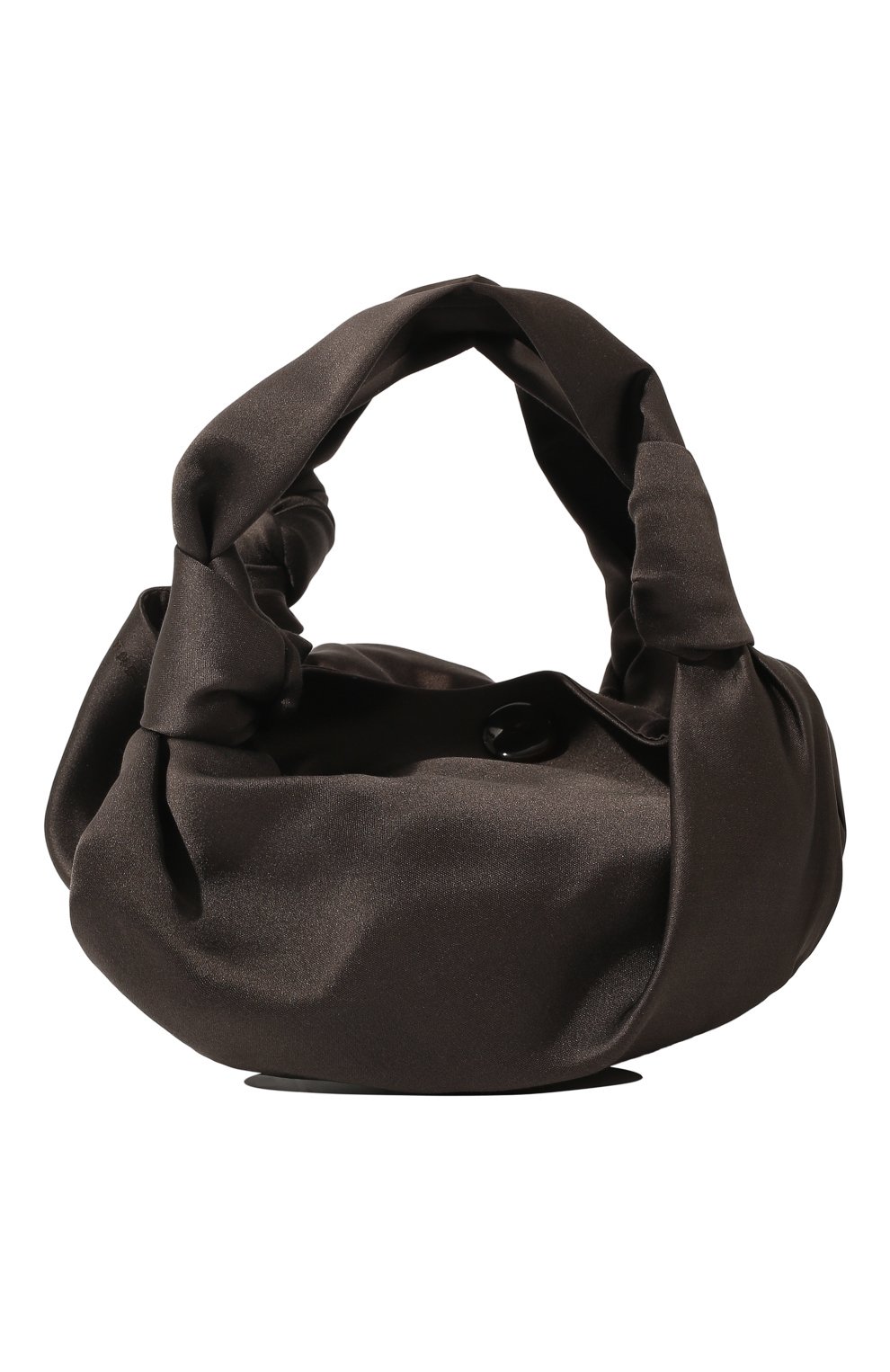 Женская сумка ascot two THE ROW темно-серого цвета, арт. W1219W326 | Фото 1 (Сумки-технические: Сумки top-handle; Статус проверки: Проверено, Проверена категория; Материал: Текстиль; Размер: small)