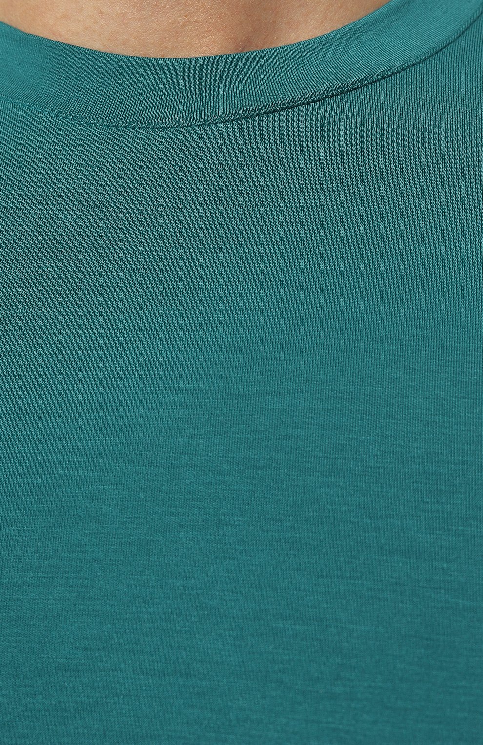 Мужская футболка из вискозы GIORGIO ARMANI зеленого цвета, арт. 8NST52/SJP4Z | Фото 5 (Принт: Без принта; Рукава: Короткие; Длина (для топов): Стандартные; Материал сплава: Проставлено; Материал внешний: Вискоза; Драгоценные камни: Проставлено; Стили: Кэжуэл)