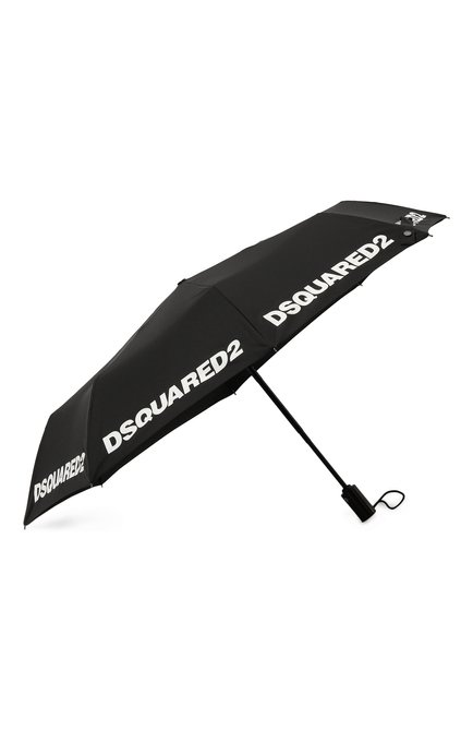 Мужской зонт DSQUARED2 черного цвета, арт. ITM0141/11702174 | Фото 2 (Материал: Текстиль, Синтетический материал; Материал сплава: Проставлено; Нос: Не проставлено)