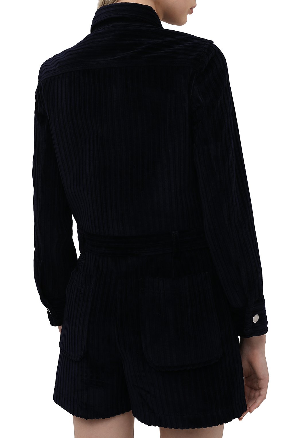 Женский темно-синий хлопковый комбинезон REDVALENTINO купить в интернет ...